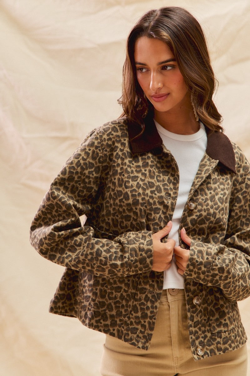 Rowan Leopard Barn Jacket