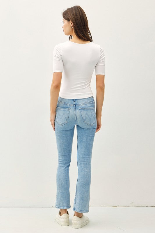 Basic Cropped Tee White