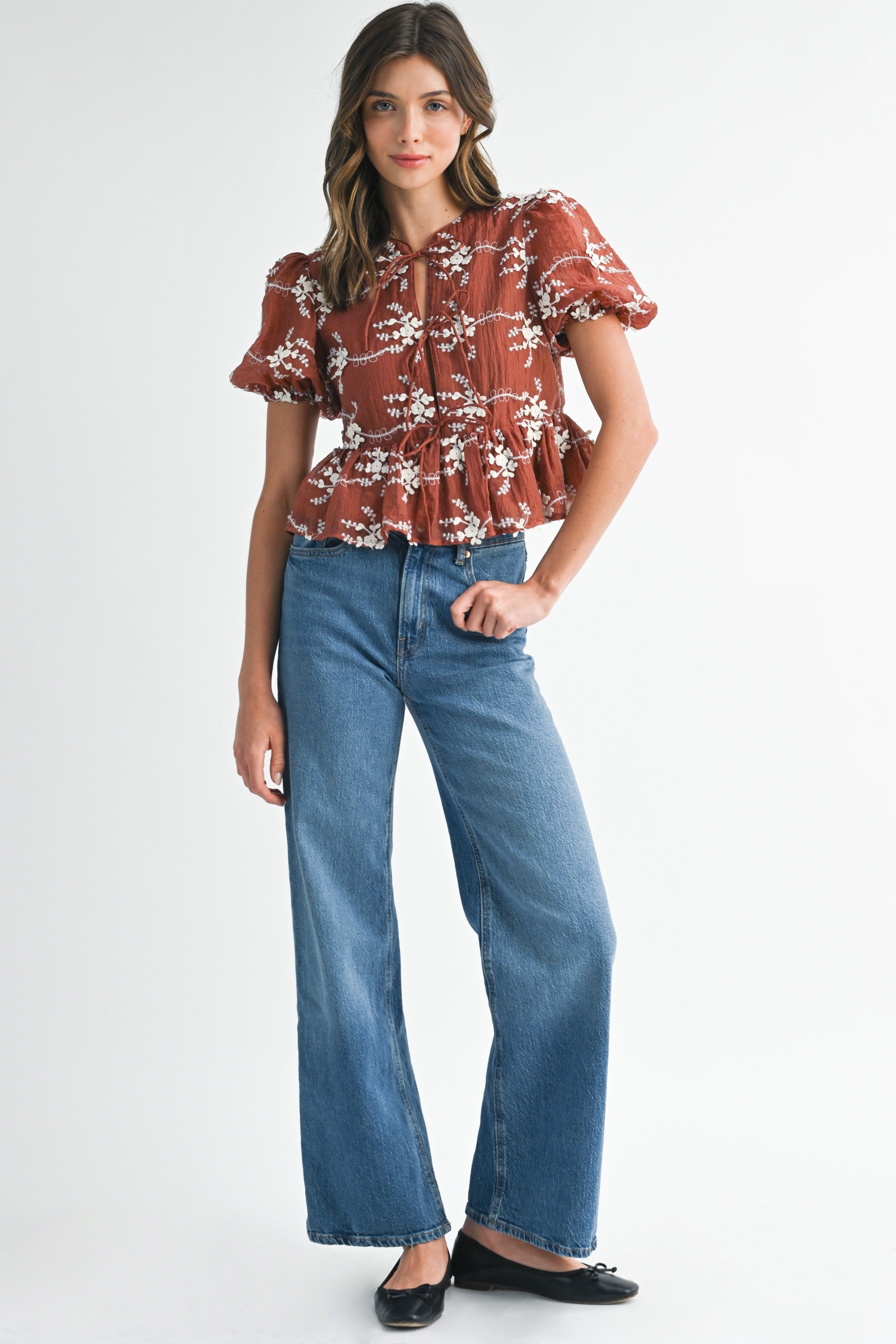 Iris Peplum Blouse