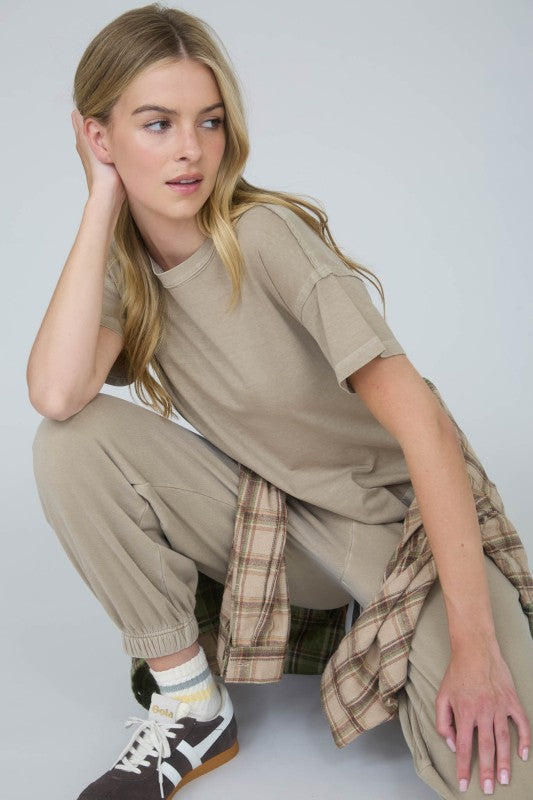 Raw Cut Classic Tee Mocha