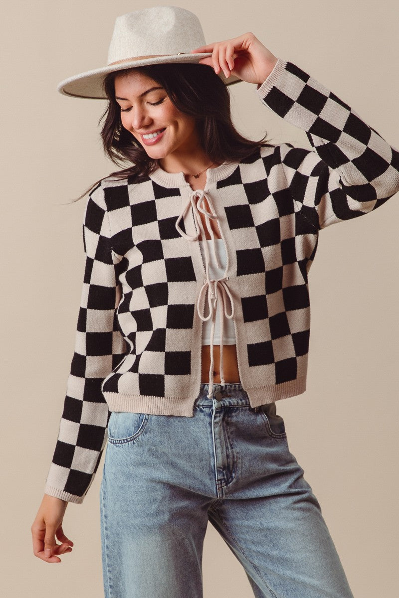 Check Mate Cardigan