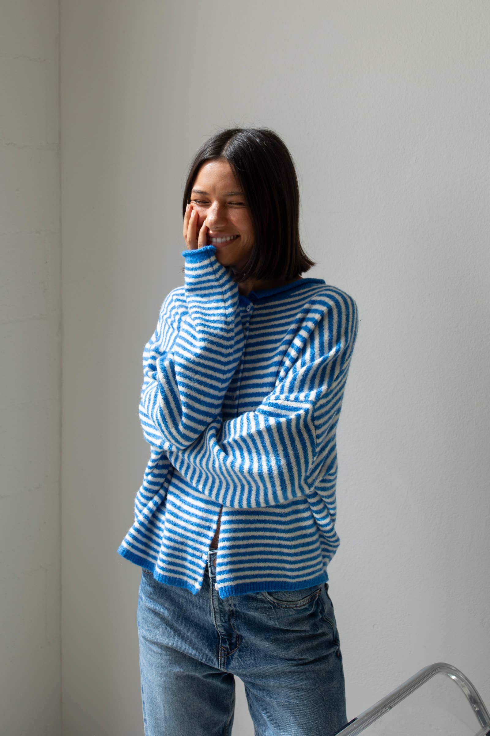 Piper Cardigan Charcoal
