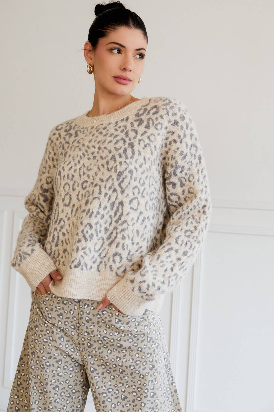 Snow Leopard Sweater