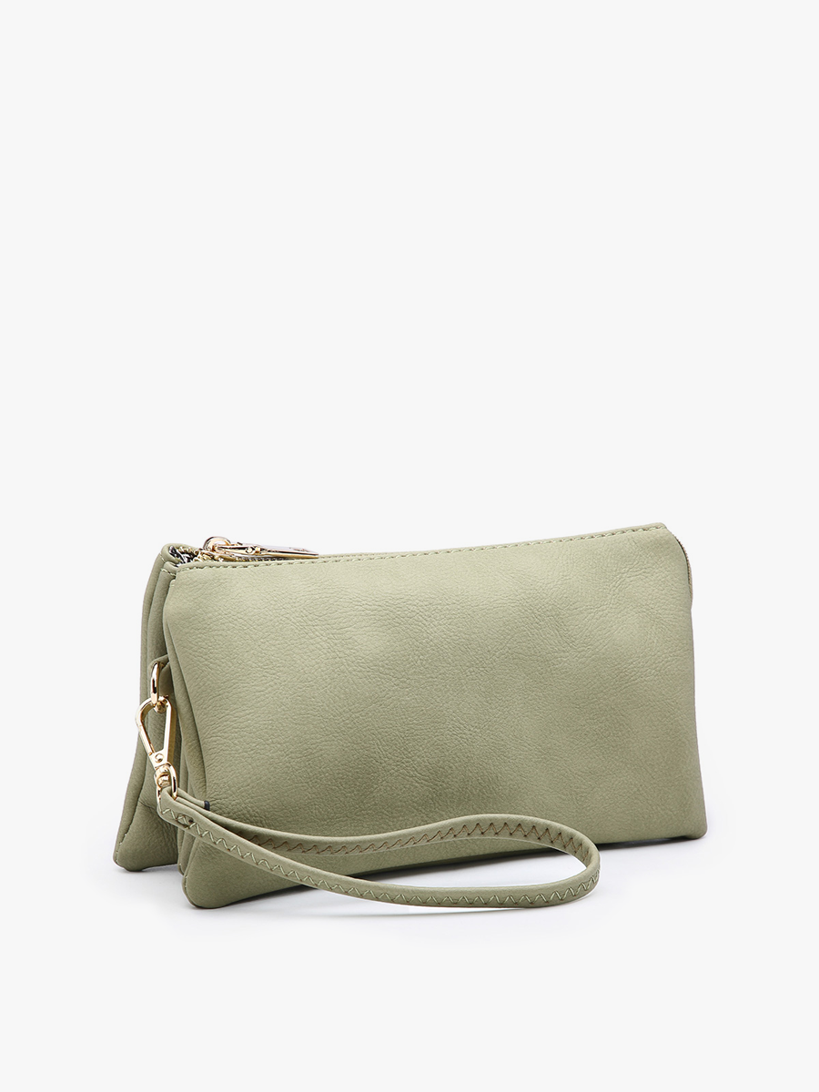Riley Crossbody & Wristlet Grey