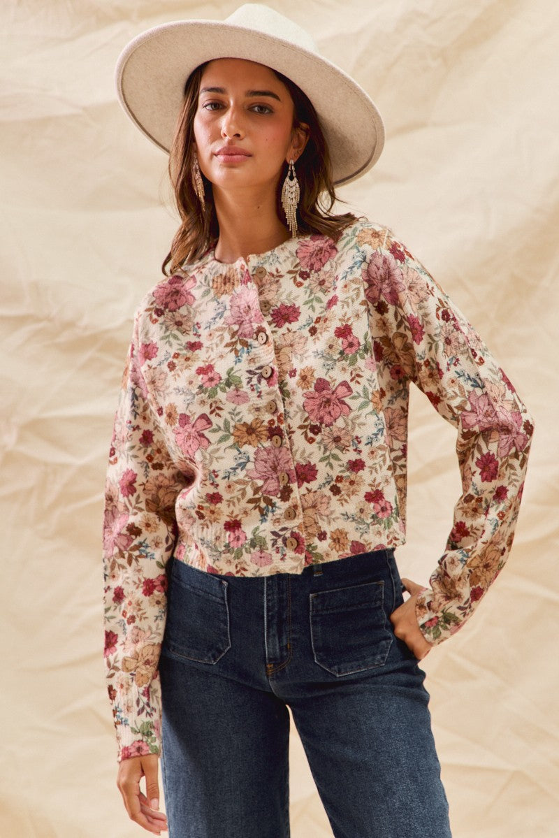Autumn Rose Cardigan