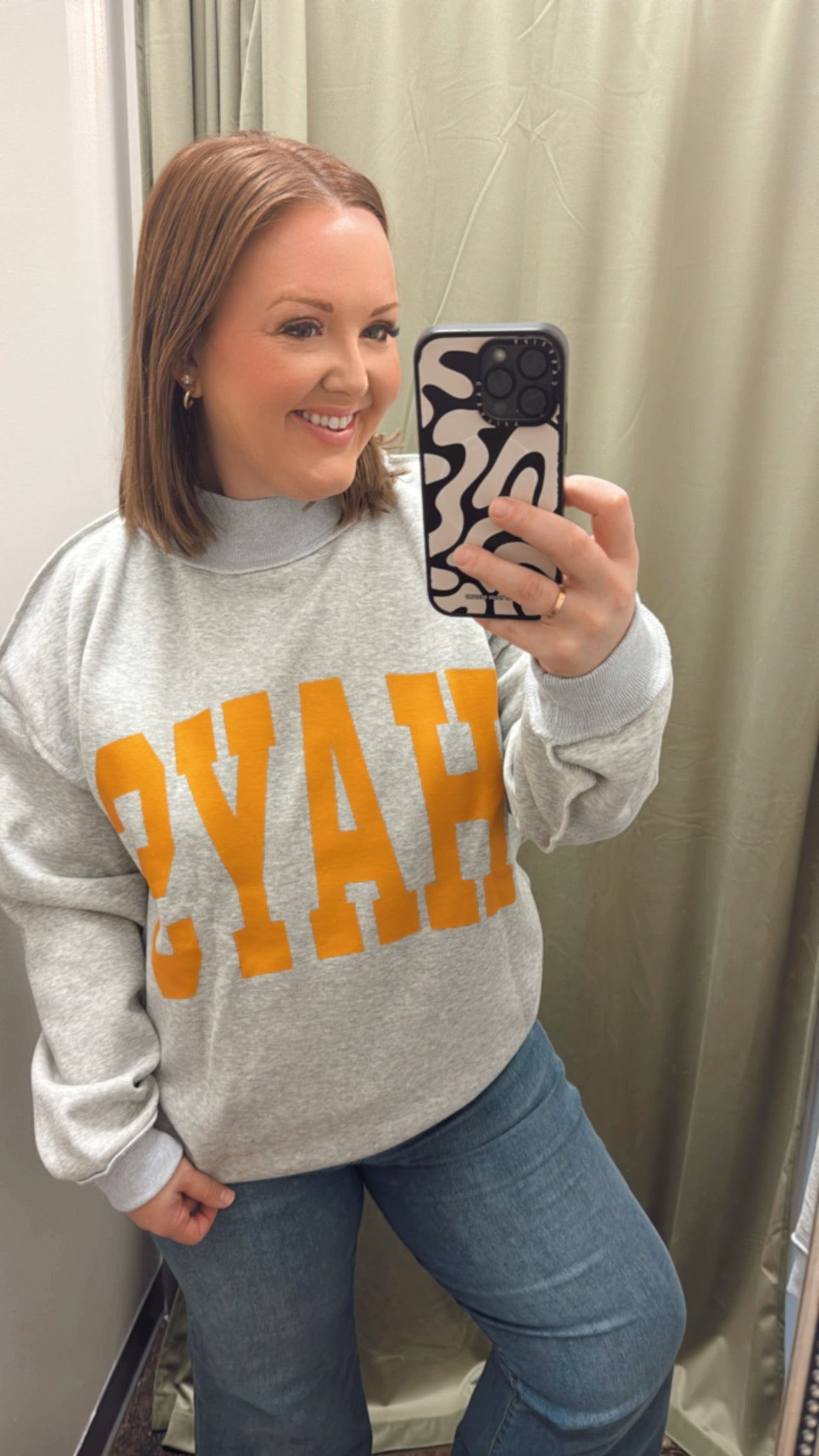 Reversible Tigers Mock Neck