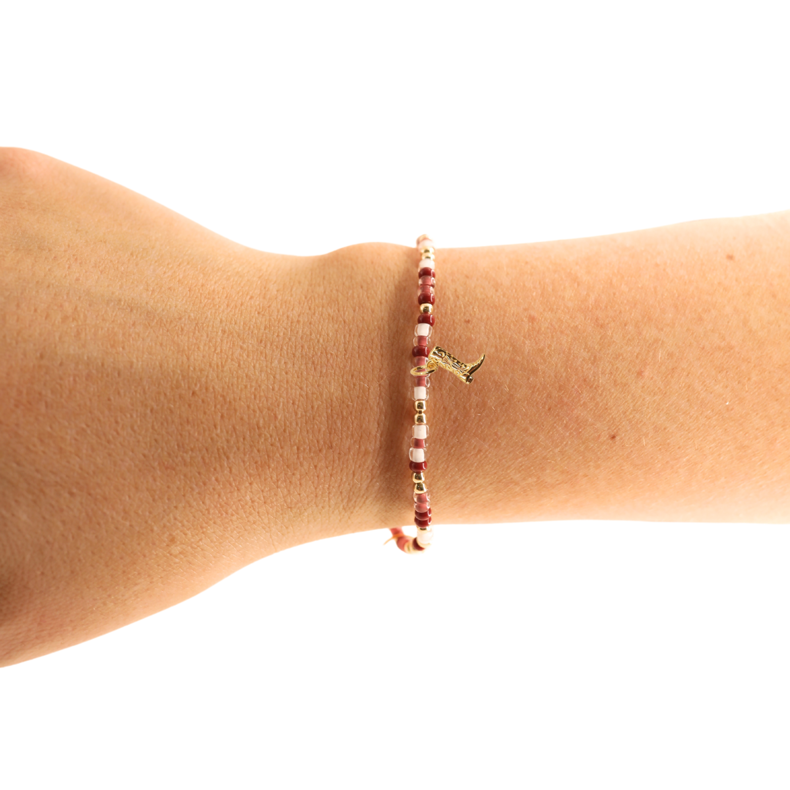 Boot Charm Sprinkle Bracelet: Standard 6.75 inch