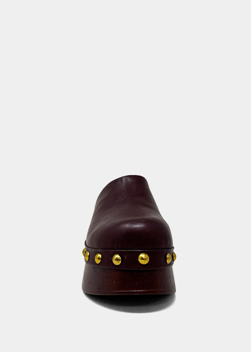 Shu Shop Lilly Clog Wine