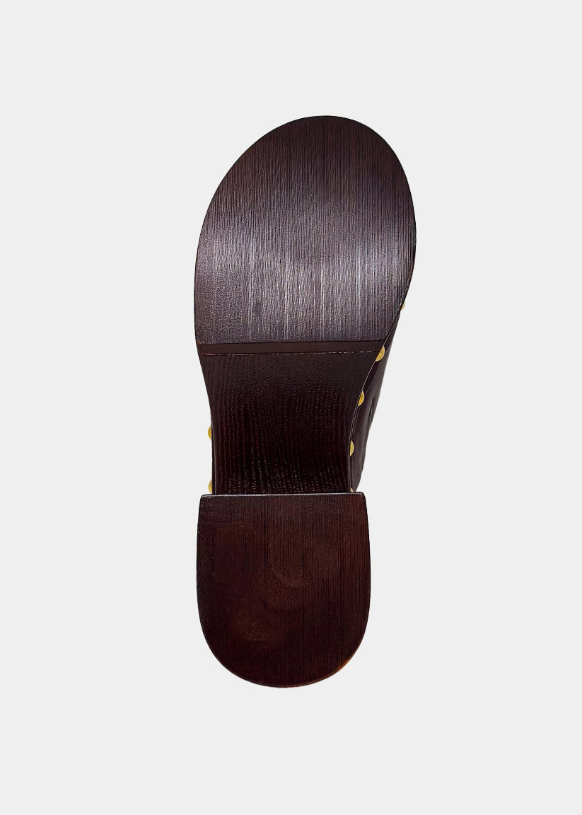 Shu Shop Lilly Clog Wine