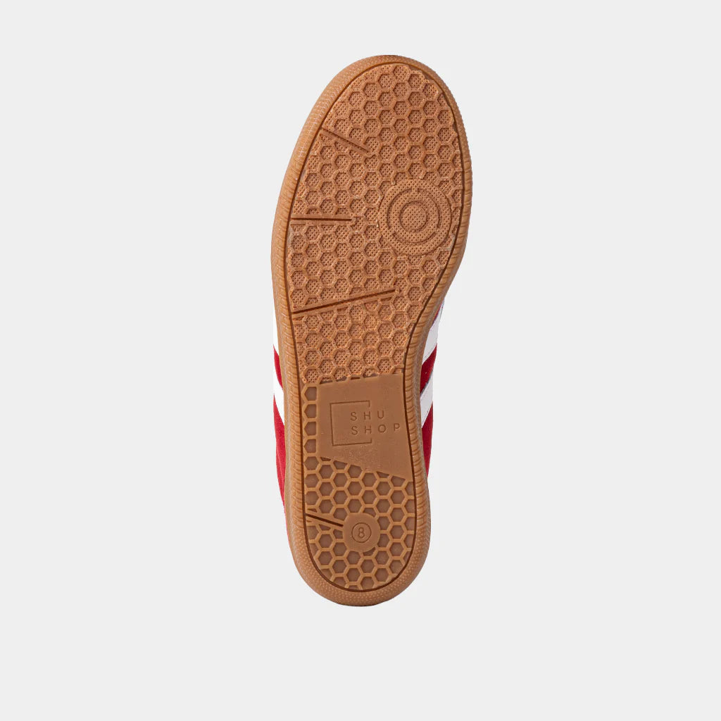 Sasha Sneaker Red Suede
