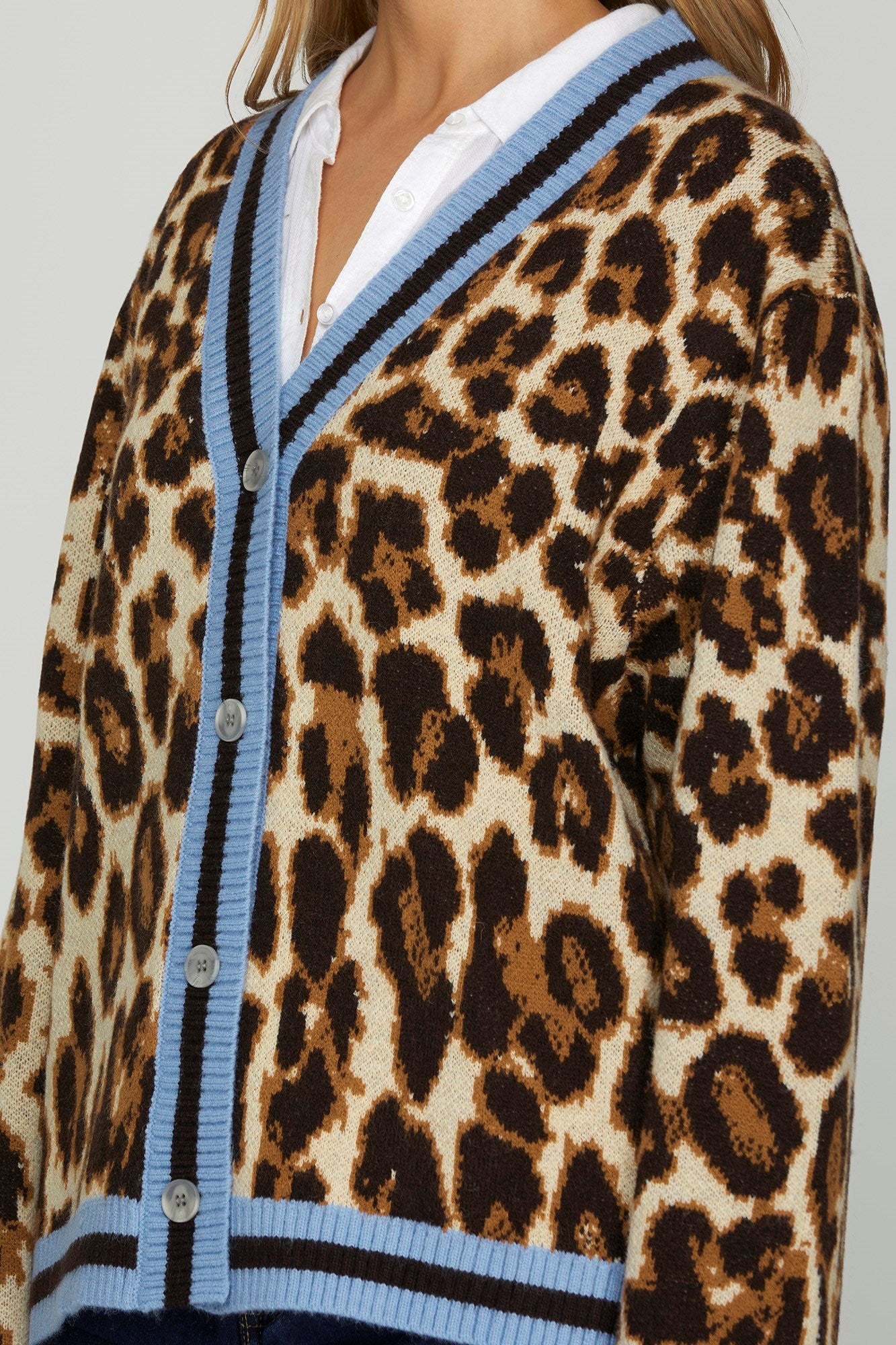 Mia Leopard Cardigan