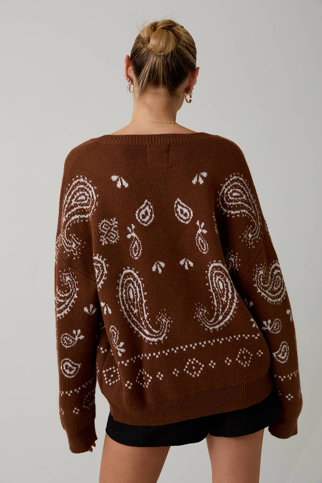 Brown Sugar Bloom Cardigan