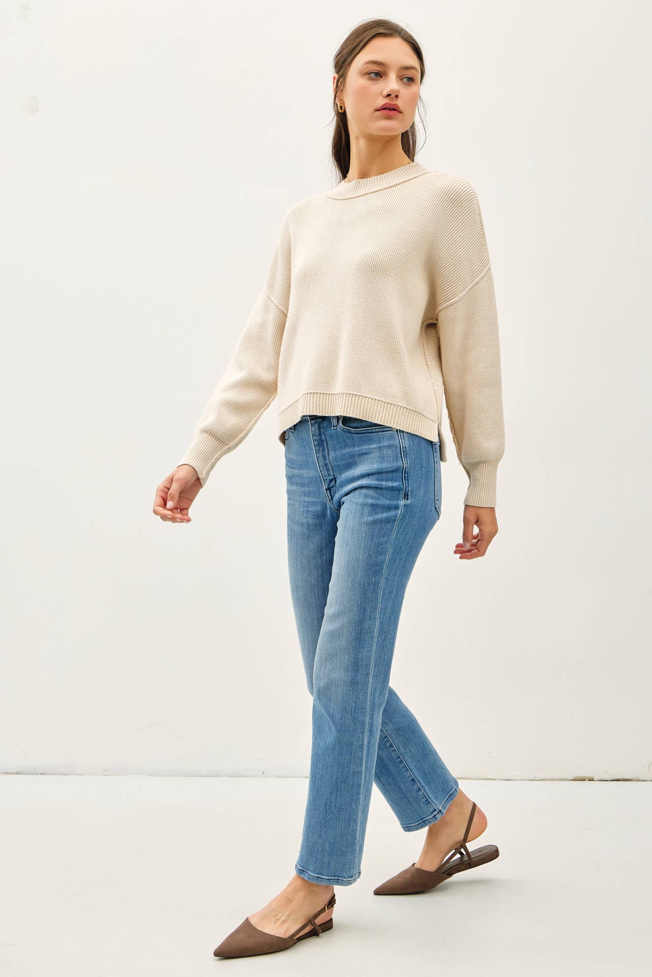 Brandi Sweater Burgundy