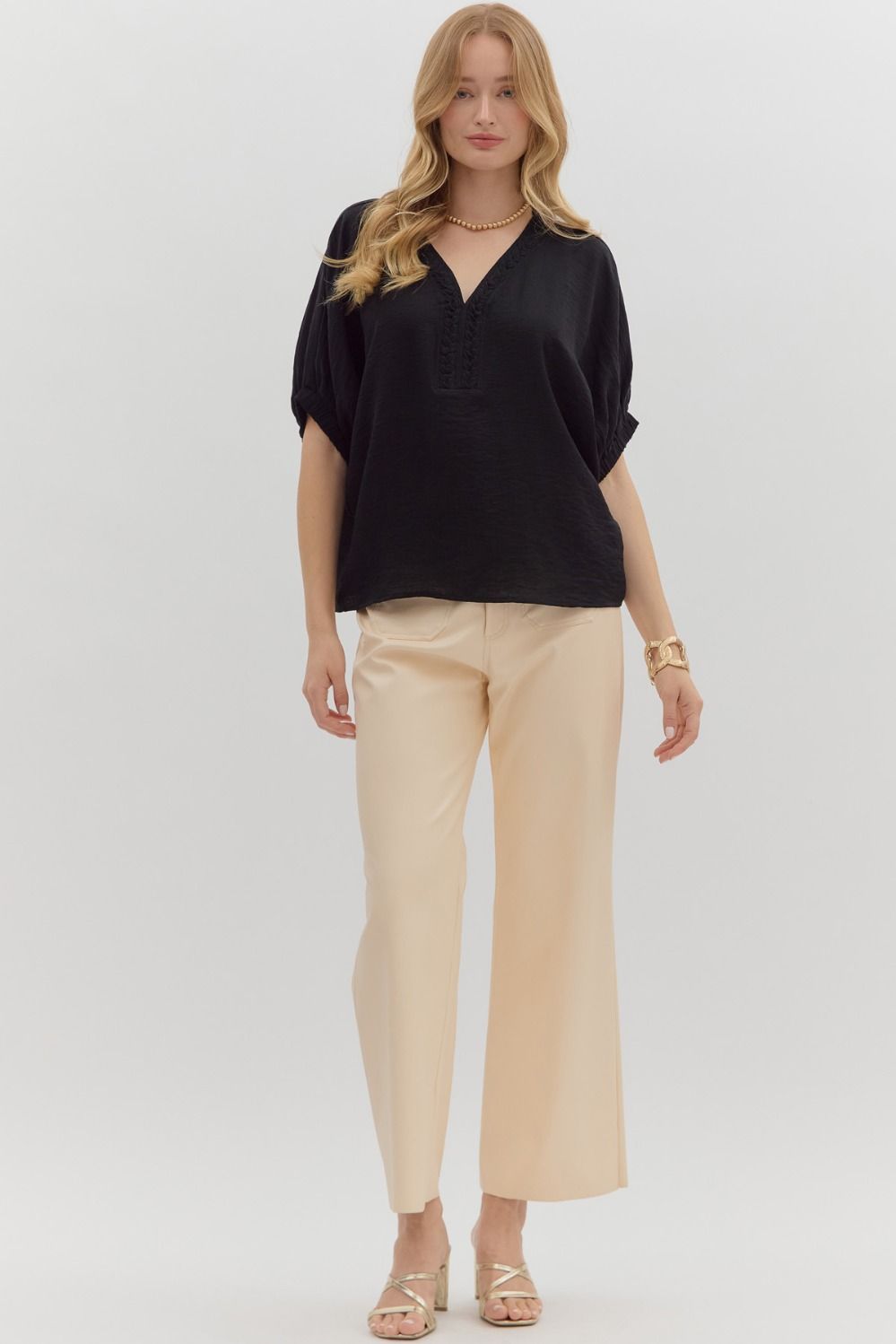 Goldie Top Black
