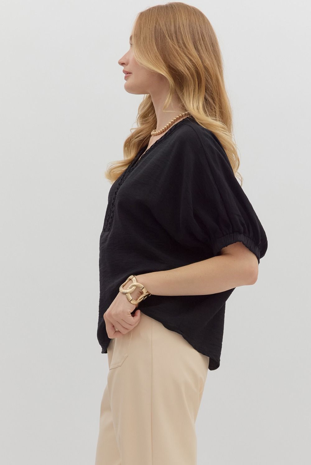 Goldie Top Black