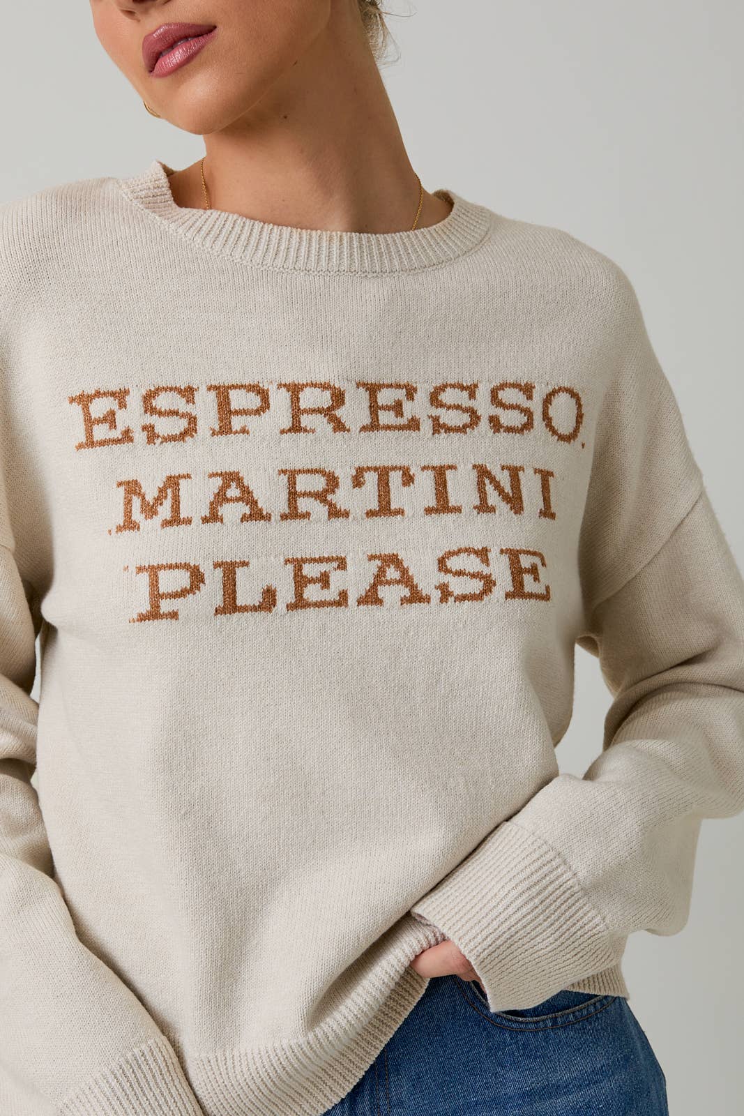 Espresso Martini Please Sweater