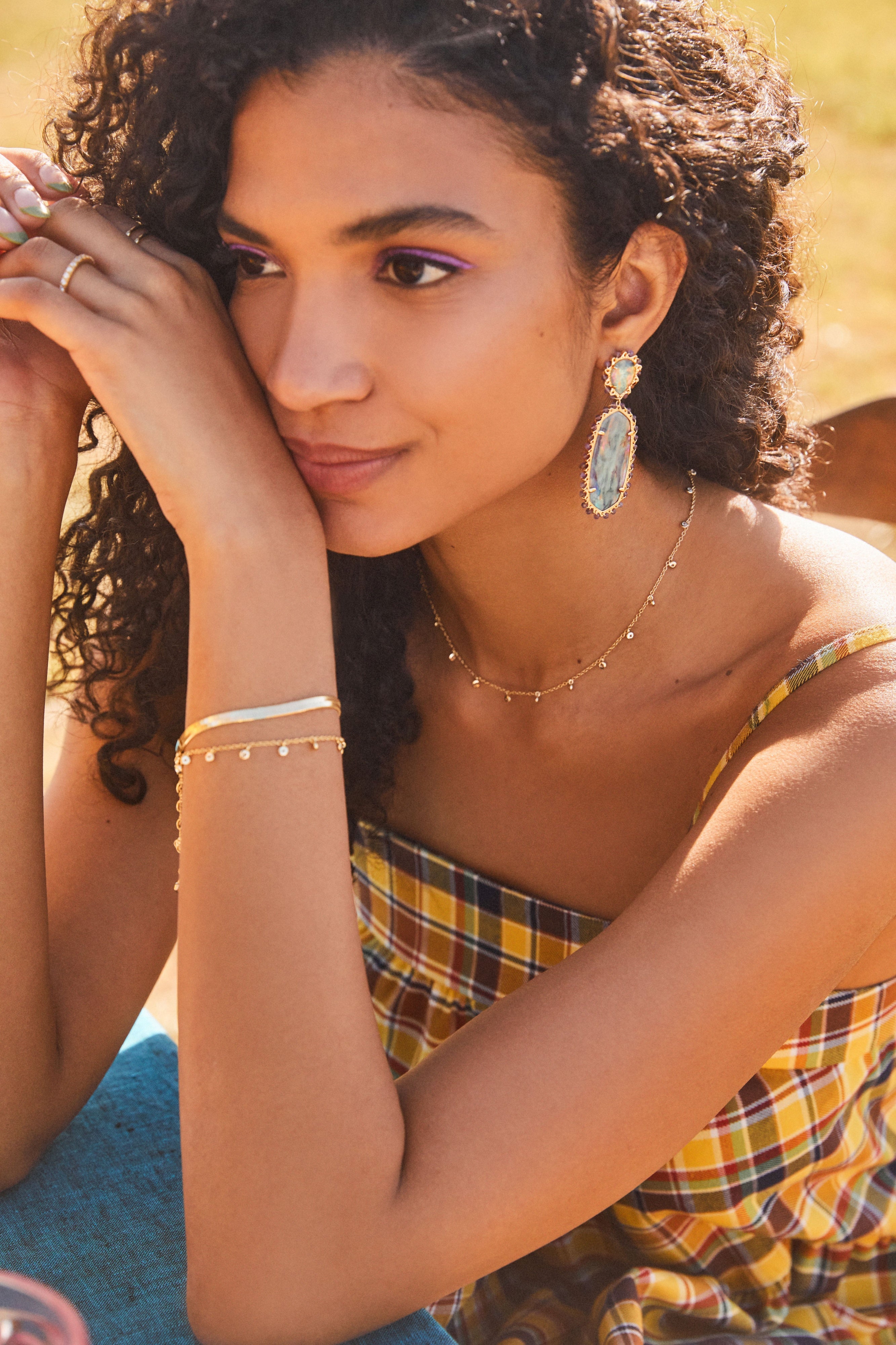 Amelia Chain Necklace in Gold
