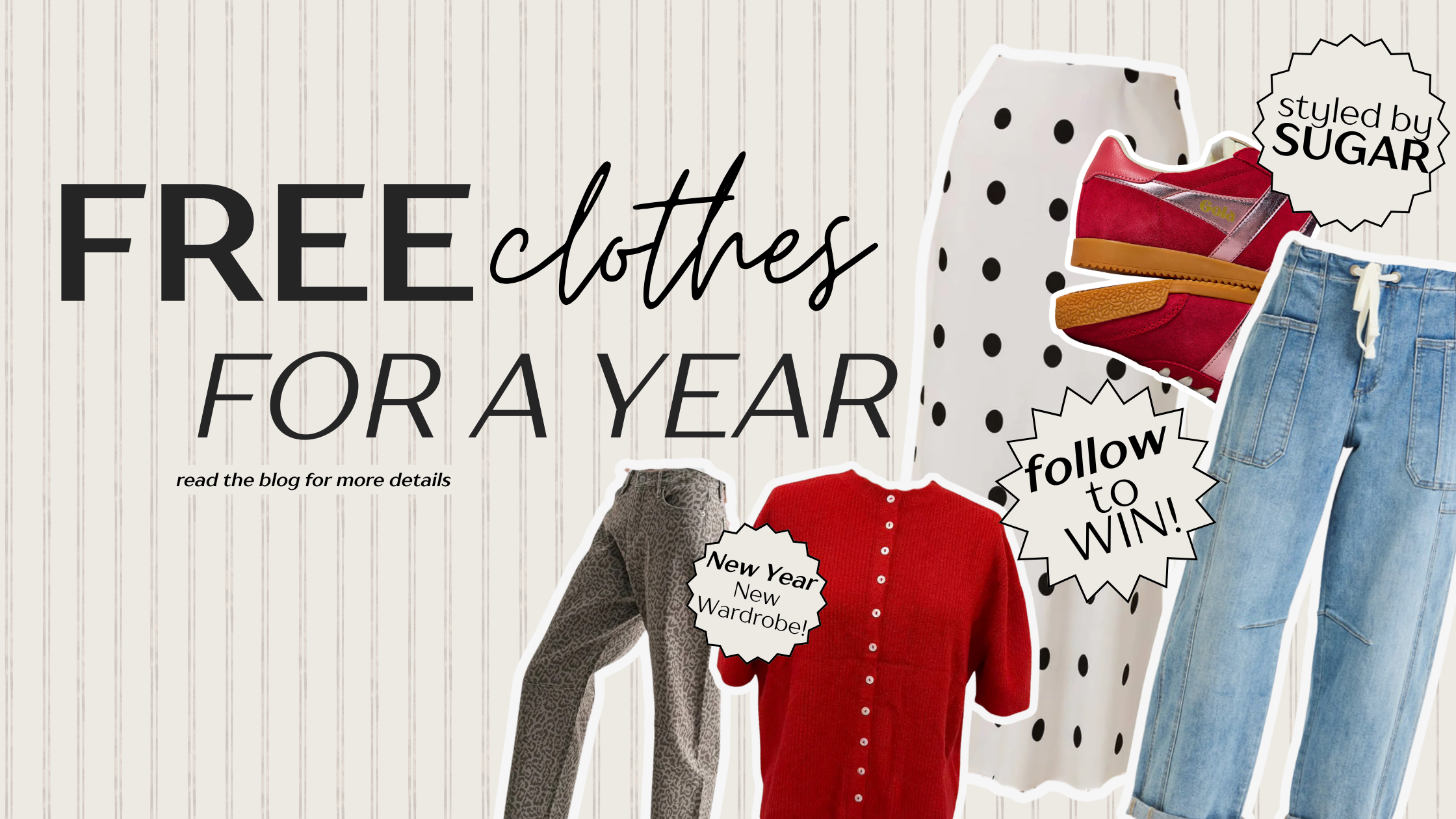 Giveaway: Win Free Clothes for a Year at Sugar Co. 🎉