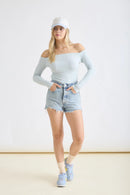 Sugar Plum Off The Shoulder Top