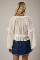 Rowdy Ruffle Blouse