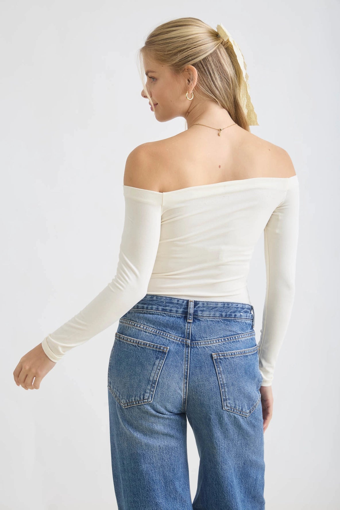 Sugar Plum Off The Shoulder Top
