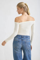 Sugar Plum Off The Shoulder Top