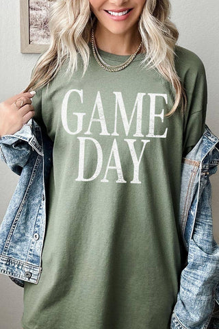Classic Game Day Graphic Heavy Cotton Tee: NATURAL