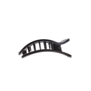 Flat Rectangle Hair Clip | Small | Jet Black