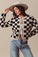Check Mate Cardigan