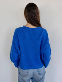 Blue Piper Cardigan: Blue