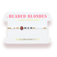 Football Mom Bracelet: Standard 6.75 / Gold