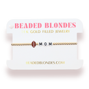 Football Mom Bracelet: Standard 6.75 / Gold