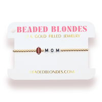 Football Mom Bracelet: Standard 6.75 / Gold