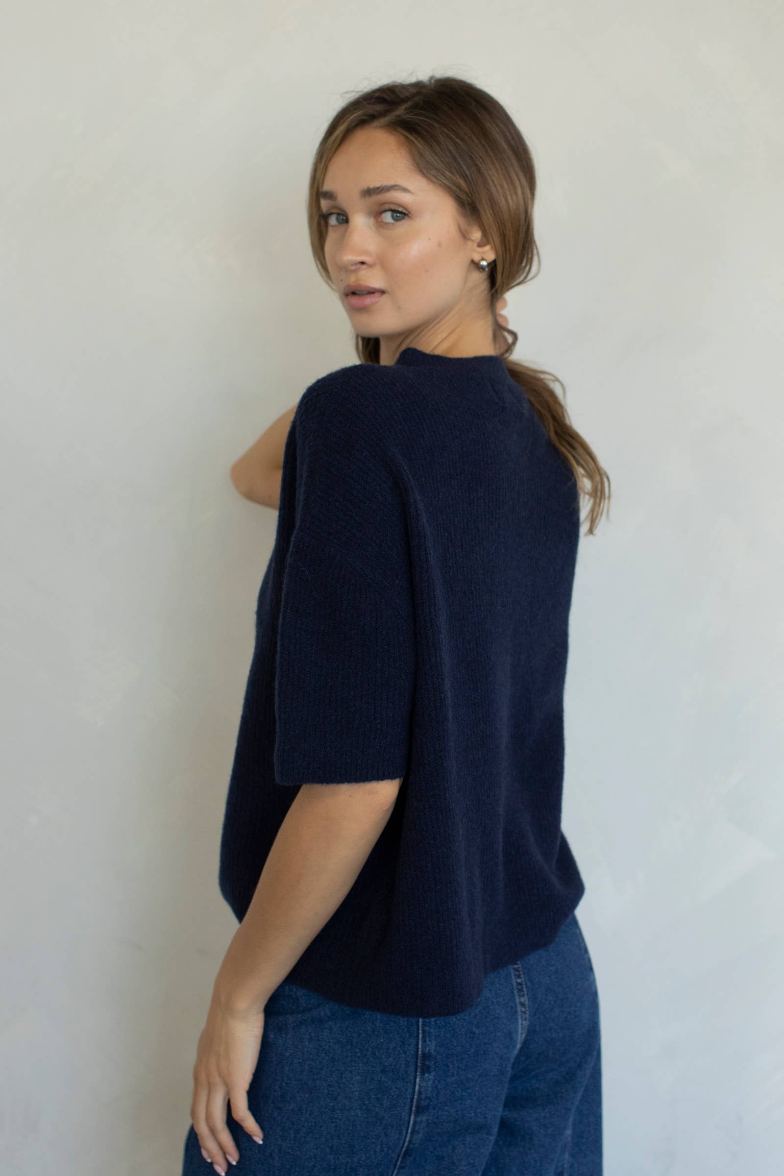 Cherie Cardigan: Tomato Red