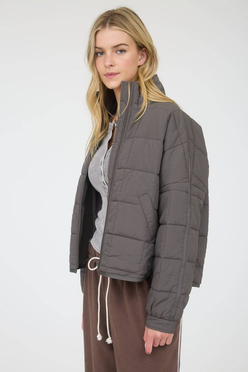 City Square Puffer Charcoal
