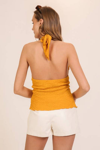 Golden Rush Twist Top