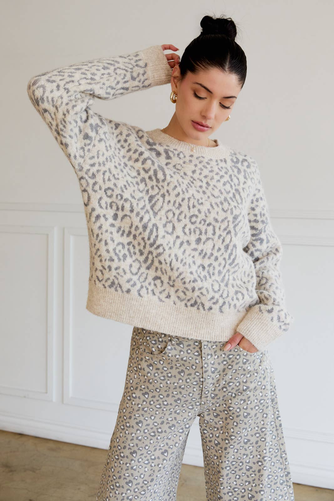 Snow Leopard Sweater