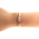 Football Mom Bracelet: Standard 6.75 / Gold