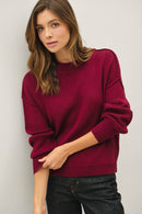 Brandi Sweater Burgundy