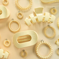 Classic Hair Clip | Large | Butter Yellow