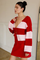 Berry Twist Cardi
