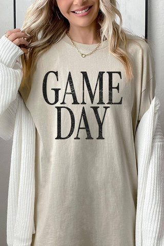 Classic Game Day Graphic Heavy Cotton Tee: NATURAL