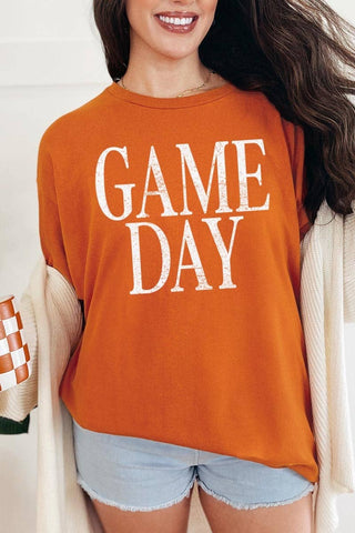 Classic Game Day Graphic Heavy Cotton Tee: NATURAL