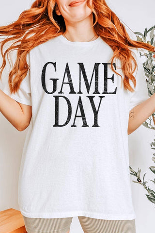 Classic Game Day Graphic Heavy Cotton Tee: NATURAL