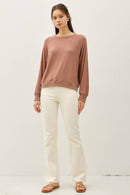 Essential Raglan Chestnut