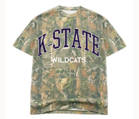 KSU Kansas State Wildcats Filled Gault Camouflage Tee