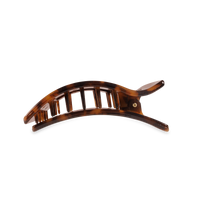 Flat Rectangle Hair Clip | Medium | Tortoise