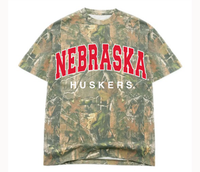 Nebraska Huskers Filled Gault Camouflage Tee