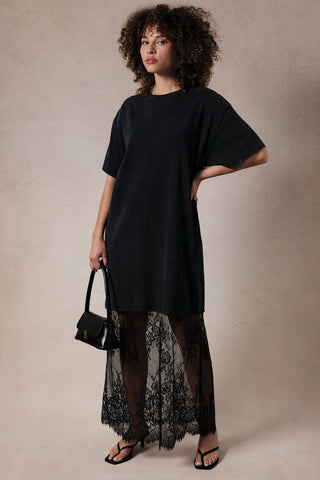 After Midnight Lace Maxi Dress