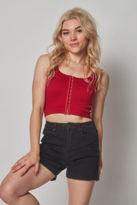 Hooked on You Tank Red